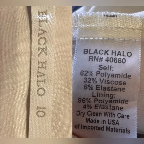 Black Halo Deklyn Jumpsuit. Size 10
